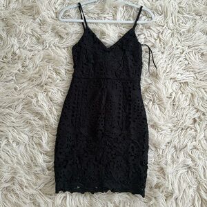 Lulus Mini Black Dress